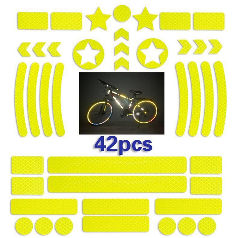 42Pcs/set Self-adhesive Reflec - Spoke Reflector Set 评论和价格