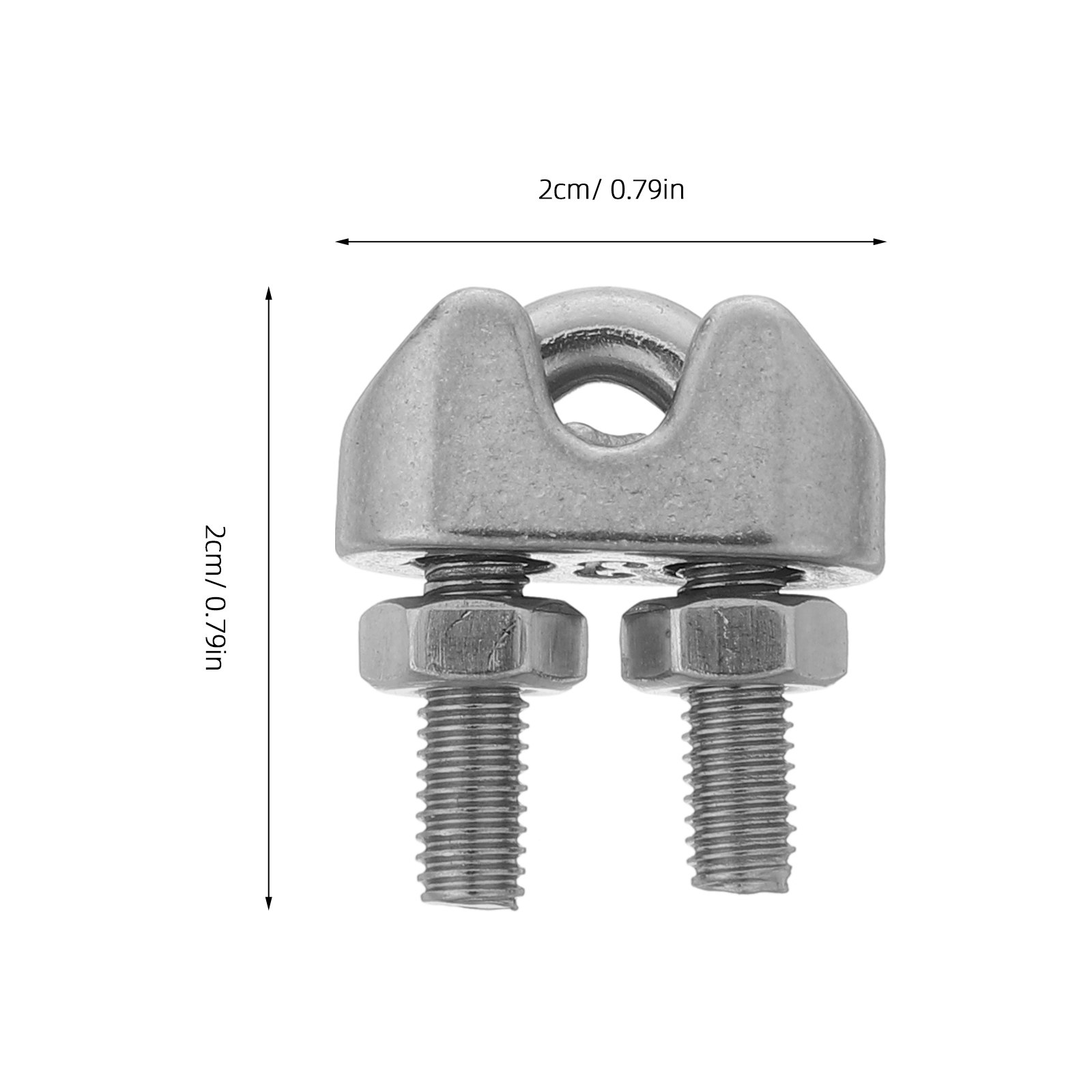 24Pcs Stainless Steel Wire Rop - U Lock Heavy Duty 评论和价格