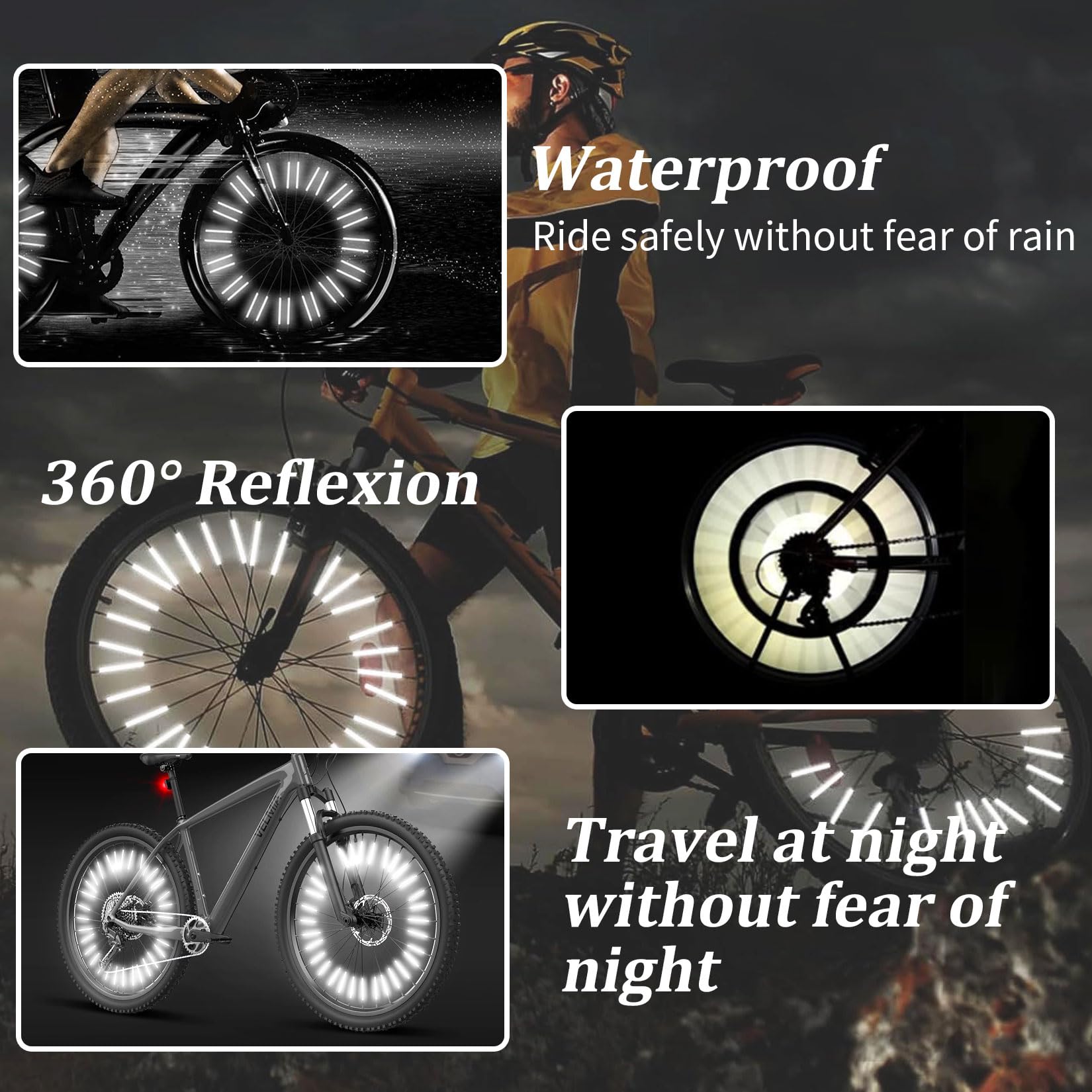 Bike Spoke Reflectors Set - 36 - Spoke Reflector Set 评论和价格