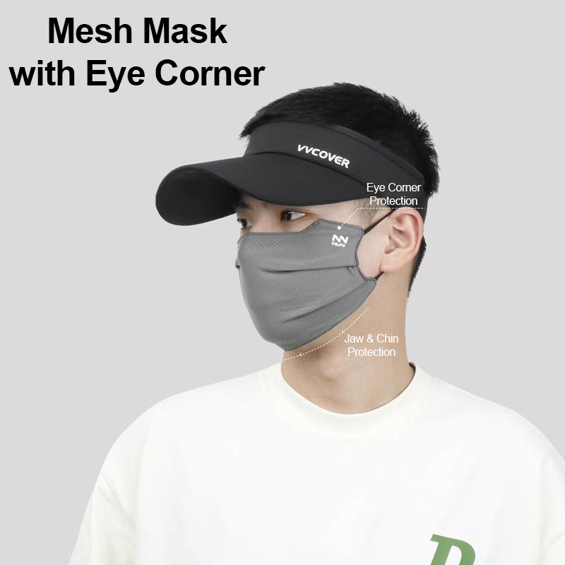 Sun Face Mask Men Cycling Fish - Cycling Loop 评论和价格
