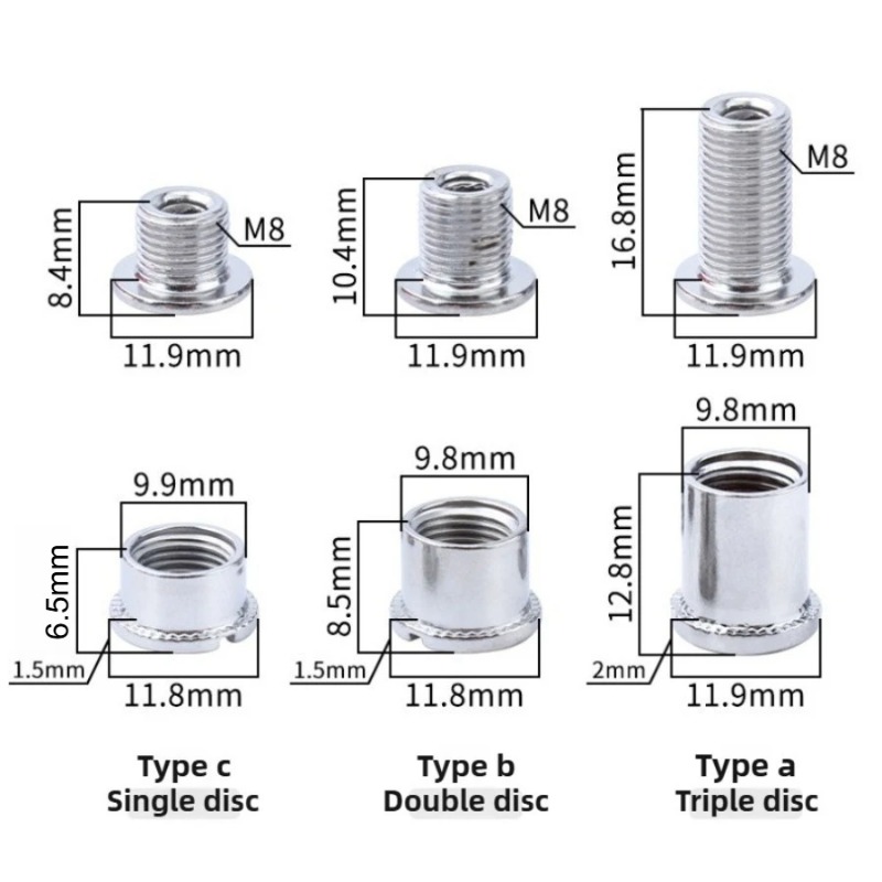5 Pair Chainring Bolts Bike Si - Cycling Loop 评论和价格